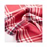 Modern Design Red Check Black and White Striped Fabric 100% Rayon Fabric