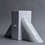 Modern Simple Marble Bookends Customized Bookends Marble Book Stand Library Hotel Home Shop Decor Sets