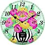 Modern Style 12-Inch Silent Acrylic Printed Wall Clock