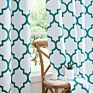 Morocco Room Darkening Window Drapes Printed Blackout Curtain Set with Grommets for Living Room and Bedroom