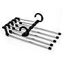 Multi Pants Hanger,5 in 1 Space Saver Pants Clip Hangers