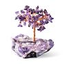 Natural Green Aventurine Tree Semi-Precious Stones Crystal Crafts Rose Quartz Crystal Tree for Wedding Gifts