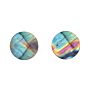 Natural Labradorite 12 Mm Smooth Flat round Shape Loose Gemstone
