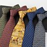 Natural Silk Printed Tie Necktie Mens 100% Silk Print Neck Tie with Box