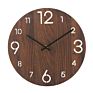 Nature Simple Mdf Wooden Wall Clock