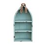Nautical Boat Sign Large Standing Wooden Book Shelf