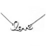 Necklace 925 Sterling Silver Forever Love Letter Name Necklace Personalised