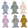 Newborn Infant Toddler Boy Girl 100% Cotton Knotted Kimono Baby Sleep Gown with Hat