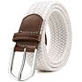 Newest Elastic Stretch Belt Braided Belt Fabric Woven Belt with Pin Buckle