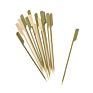 Newfida Food Safe Biodegradable Paddle Style Bbq Bamboo Skewer