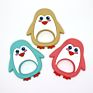 Non-Toxic Chewable Silicone Baby Teether Toy Penguin Teether