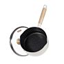 Nonstick Saucepan with Lid-16&18Cm Marble Coating Sauce Pan with Pour Spouts, Milk Pan & Pot with Bakelite Handle