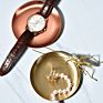 Nordic Brass Circular Tray Top Storage Plate Simple Design Jewelry Tray Table Decoration