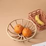 Nordic Morandi Resin Hollow Fruit Tray Bowls Living Room Table Creative Home Decoration Hotel Storage Fruit Basket