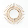 Nordic Simple Creative Art Home Room Mirror Bamboo Rattan Wall Decor