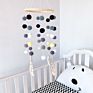 Nordic Style Pom Pom Ball Crib Felt Baby Mobile for Babies Bed Nursery Room Decor