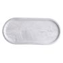 Nordic Western Food Plate Creative Marble Fish Plate Simple Melamine Frosted Oval Dish Dessert Plate