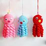 Novelty Gift Crochet Toy Handmade Stuffed Animal Octopus Little Baby Crochet Animal Toy