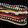 Nw1004 Long Wrap Wooden Wood Beaded Boho Hiphop Necklace