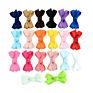 One Piece Grosgrain Ribbon Bow Hairpin Girl's Hair Bows Boutique Solid Hair Clip Handmade Bowknot Clip for Kids Hair Accessories