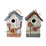 Outdoor Decoration Diy Bird House Wooden Decorative Birdhouse Hanging Nest Paint and Decorate Arts Crafts
