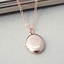 Oval Shape Blank Locket Pendant Necklace Photo Frame Chain Necklace Heart Locket Stainless Steel Wedding Jewelry Joyas Plata