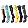 over the Knee High Cotton Women Long Socks Happy Colorful Harajuku Cute Animal Pattern Ladies Long Socks Cotton Socks