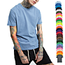 Oversize Cool Youth 220 Grams T Shirts 100% Cotton Blank Plain Men's T-Shirts plus Size T Shirts