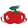 Oxgift Pu Shoulder Mini Girls Handbags Cherry Hand Bag