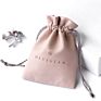 Pandasew 8*13Cm Microfiber Jewelry Packaging Bag Drawstring Pouch with Logo