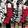 Patterned Logo Embroidered Combed Cotton Men Manufacture Women Print Unisex Socks