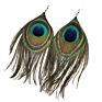 Peacock Feather Pendant Earrings Women National Style Earring