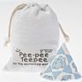 Pee-Pee Teepee Camping Unpaper Towel Environmental Friendly Triangles Pee Hat