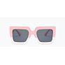 Personality Trend Double Color Sunglasses for Girl Narrow Small Frame Eyewear Outdoor Beach Comfortable Shades for Female