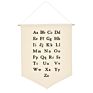 Personalized Alphabet Hanging Wall Canvas Banner Cotton Canvas Hanging Flag Banner Wall Sign Decor for Nursery Kids Room Decor