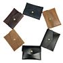 Personalized Genuine Leather Card Holder Wallet Travel Coin Wallet for Women and Men