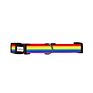 Personalized Logo Pet Collars & Leashes(Old) Adjustable Nylon Rainbow Design Cheaper Collar Dog