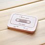 Personalized Wood Mix Tape Cassette,Baby Teether Toy Teething Retro Toy