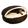 Pet Accessories Washable Cozy Snoozer Luxury Cat Bed Large round Snuggery Blanket Burrow Dog Cave Bed