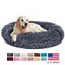 Pet Dog Memory Foam Bed for Large Small Cat House round Plush Mat Sofa Tough Puppy Nest Basket Washable Detachablecat Dog Bed