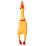 Pet Squeak Toy Yellow Big Mouth Screaming Chicken Dog Chew Molar Toy