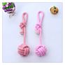 Pet Toy Cotton Rope Braided Bite Resistant Dog Ball Toy Rope