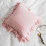 Pink Pillow Shams Cases Covers with Ruffles