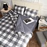 Plaid Checkered Printed Comforter Queen Quilt Duvet Cover Bedding Set 3 Pieces