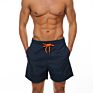 Plain Color Beach Short for Men Navy Beach Shorts