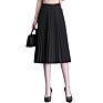 Plain Dyed Skirt for Women Korean Style Simple Pleated Skirt Mesh Chiffon Skirt
