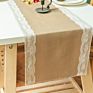 Plain Simple Nature Lace Macrame Table Runner Decoration Farmhouse Burlap Table Runner Rectangle Table Runner Wedding