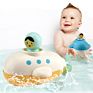 Plastic Wind-Up Submarine Baby Bathroom Play Water Bathtub Floating Swimming Wind up Submarine Bath Toys for Children