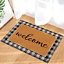 Please Remove Your Shoes Brown Black Text Home Welcome Door Mat