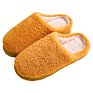 Plush Cotton Slippers Women's Spring/Autumn/ Household Indoor Platform Non-Slip Warm Confinement Shoes Couple Men's Cotton